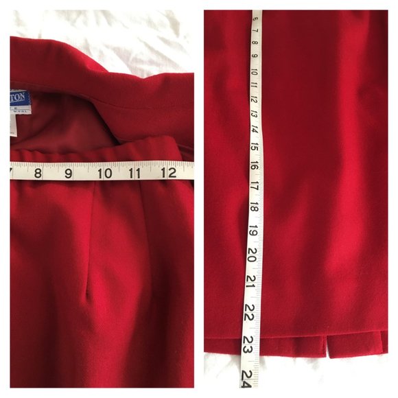 Vintage Pendleton 2pc skirt & jacket set 8 Petite - Picture 6 of 8